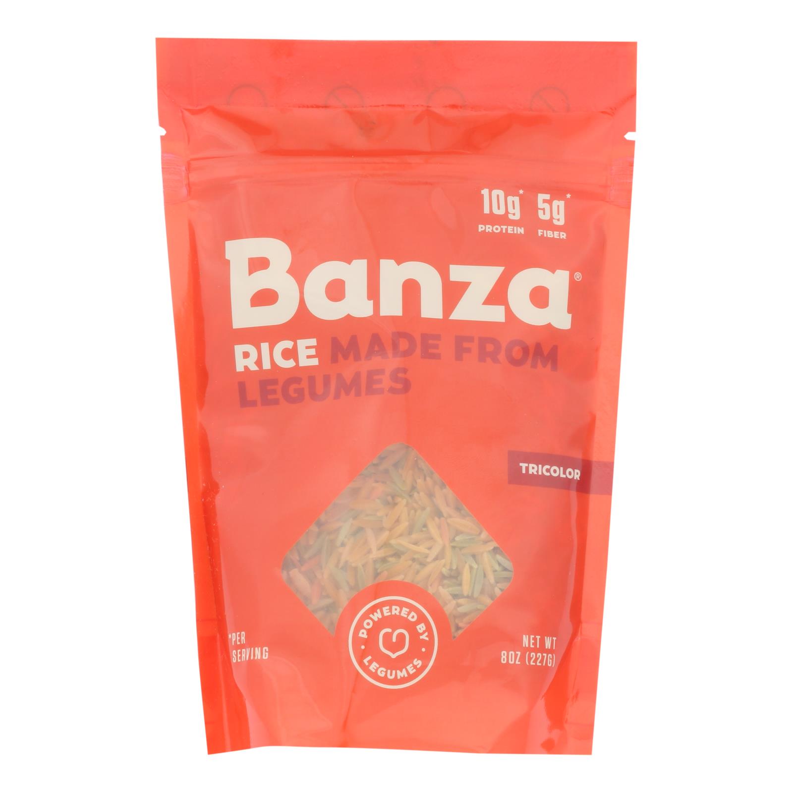 Banza - Legume Rice Tricolor - Case of 6 - 8 OZ
