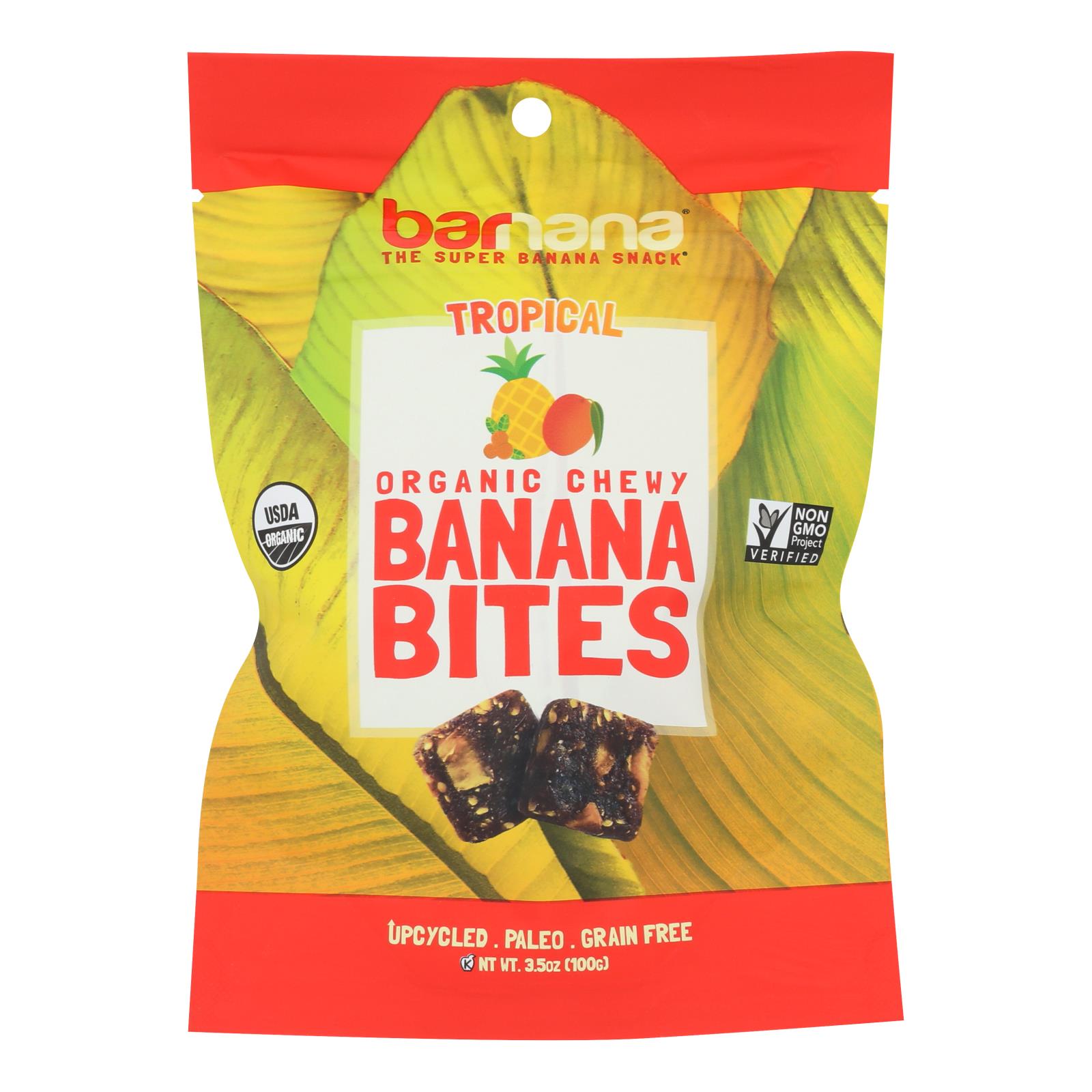 Barnana - Ban Bites Tropical Chewy - 12개 묶음상품 - 3.5 OZ