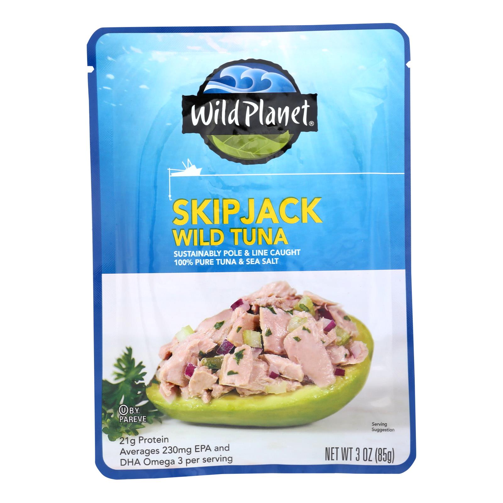 Wild Planet Skip Jack Wild Tuna - 24개 묶음상품 - 3 OZ