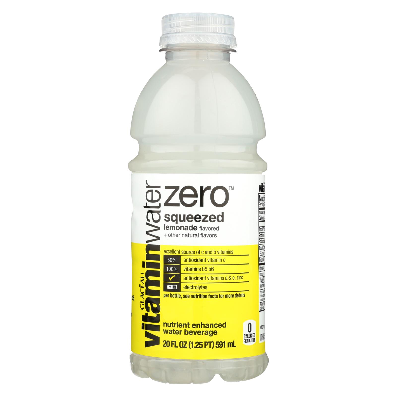 Glaceau Vitamin Water Zero, Squeeze Lemonade - 12개 묶음상품 - 20 FZ