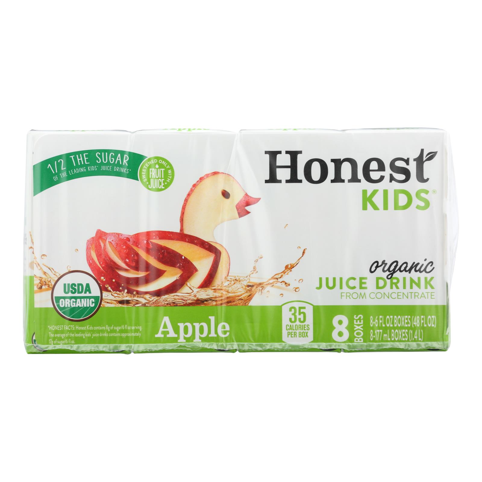 Honest Kids - Juice Drink Apple - 5개 묶음상품 - 8/6 OZ