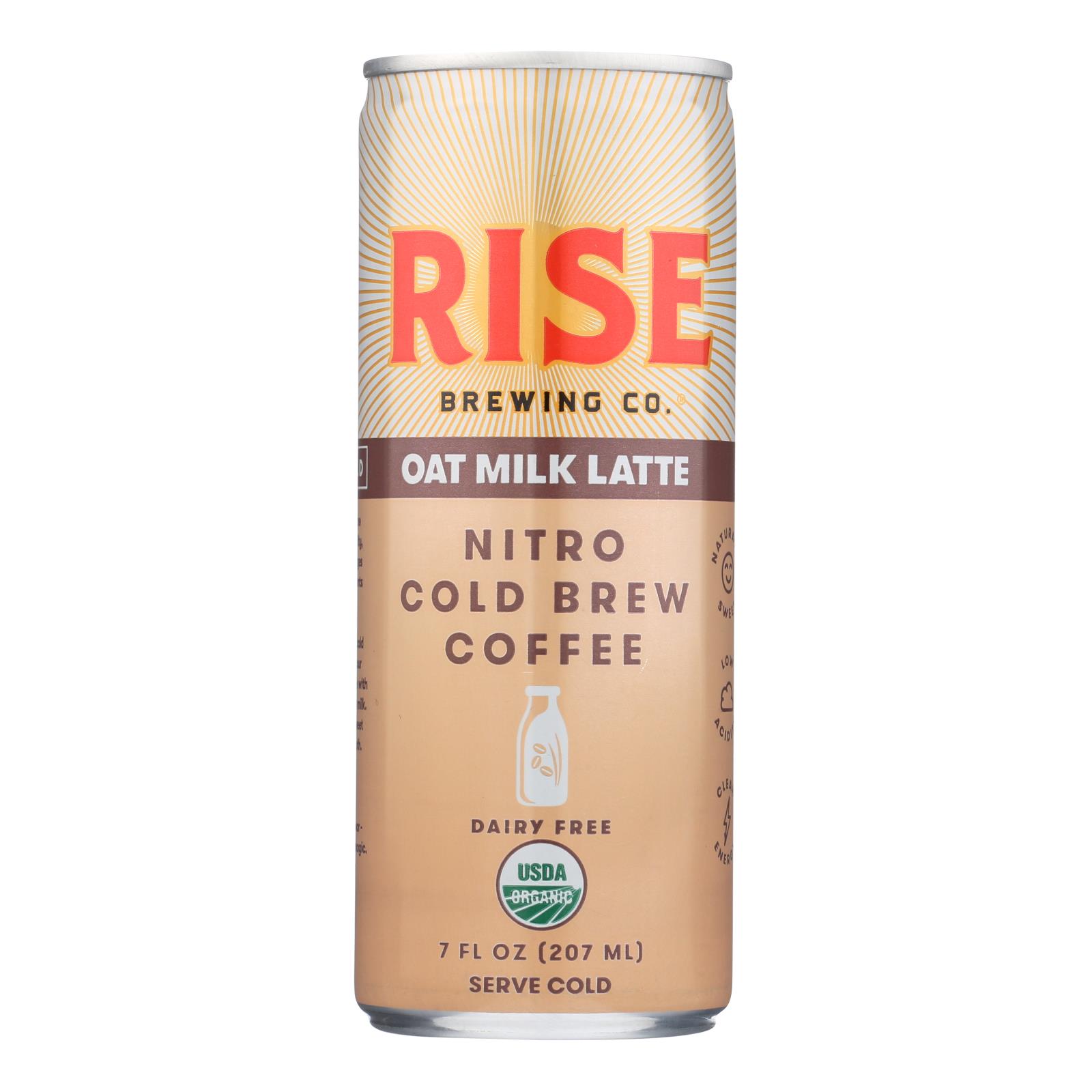 Rise Brewing Co. Nitro Cold Brew Coffee, Oat Milk Latte - 12개 묶음상품 - 7 FZ
