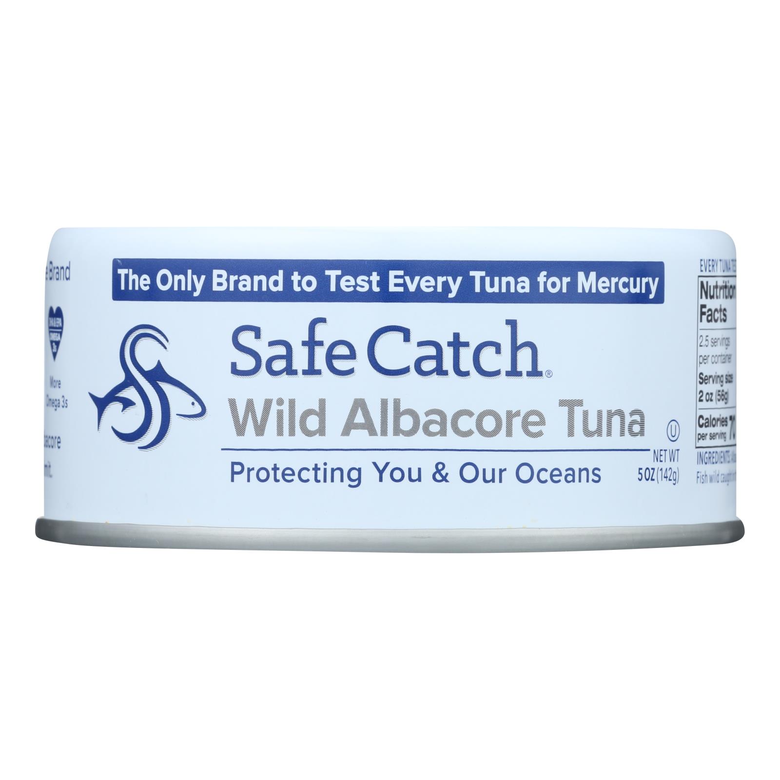 Safe Catch - Tuna Wild Albacore - 12개 묶음상품 - 5 OZ