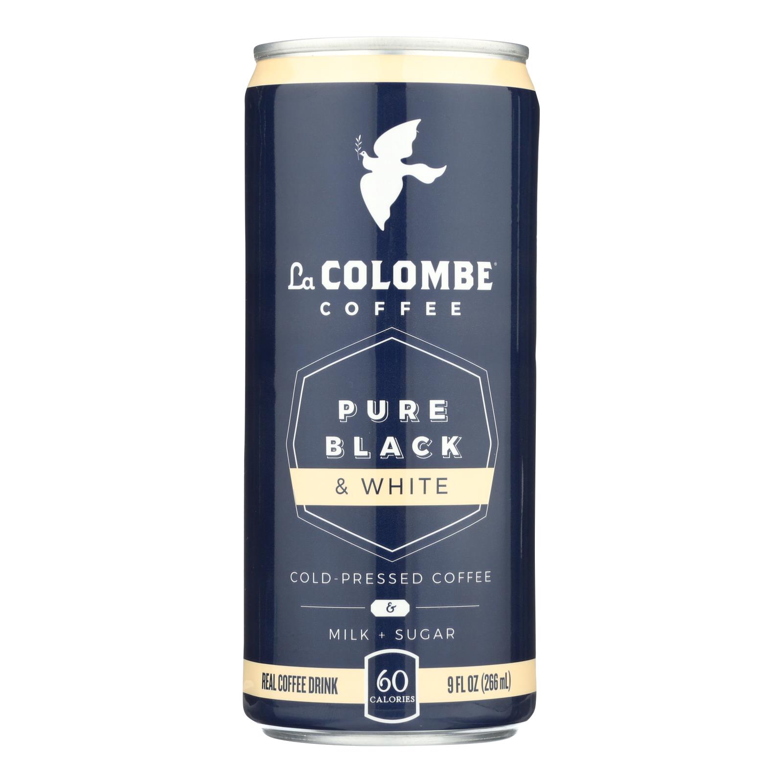 La Colombe - Coffee Pure Black/white - Case of 12 - 9 FZ
