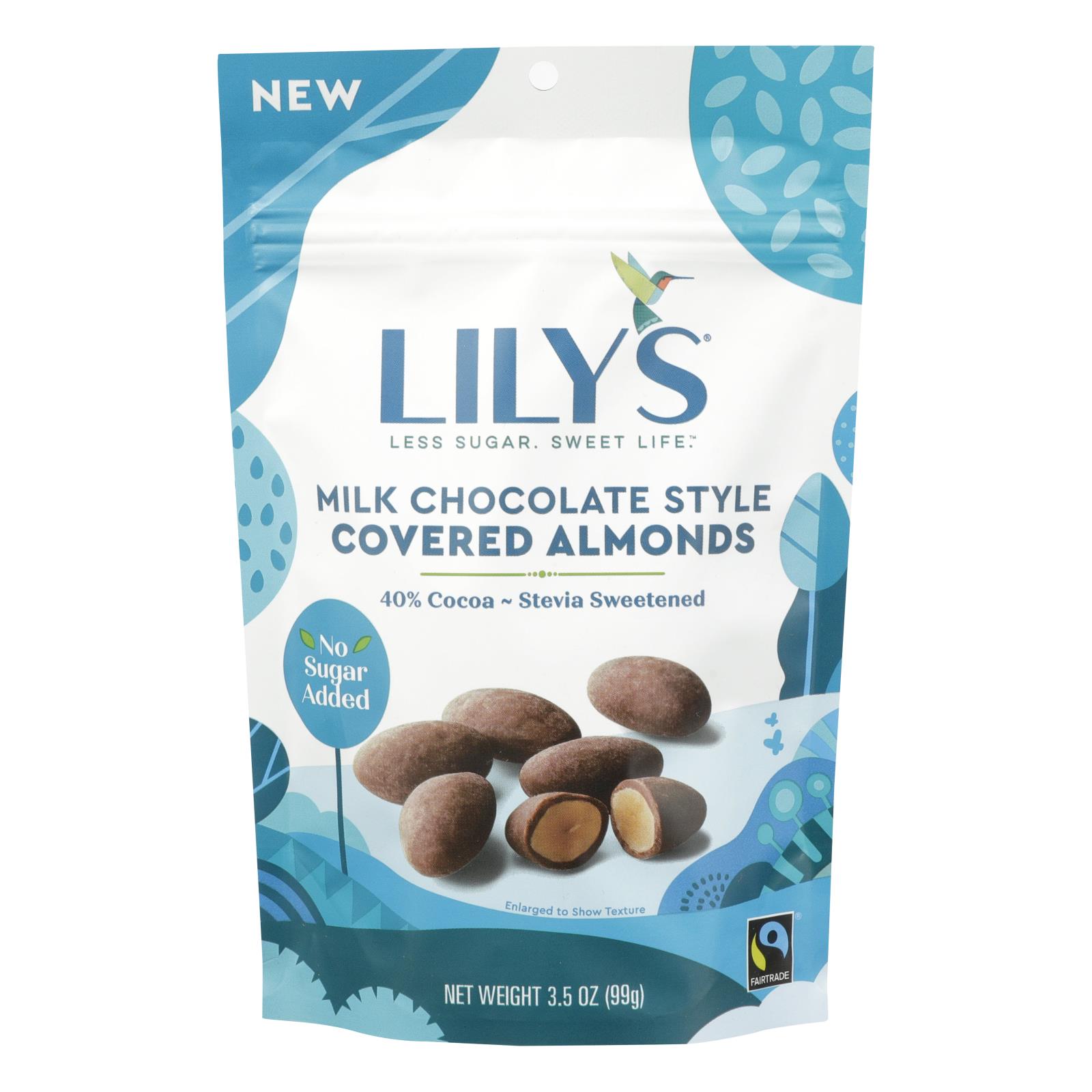 Lily's Sweets - Cvrd Almond Milk Chocolate Stevia - 12개 묶음상품 - 3.5 OZ