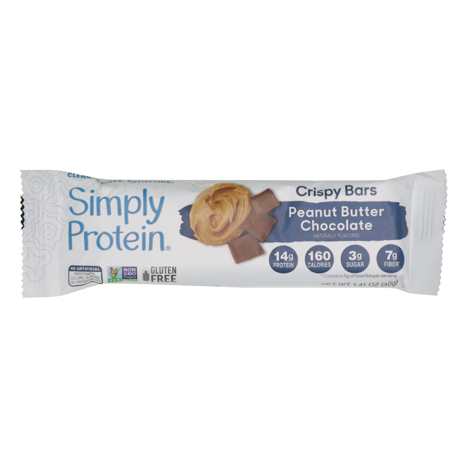 Simply Protein - Smply Protein Bar Cpbtr Single - Case of 8 - 1.41 OZ