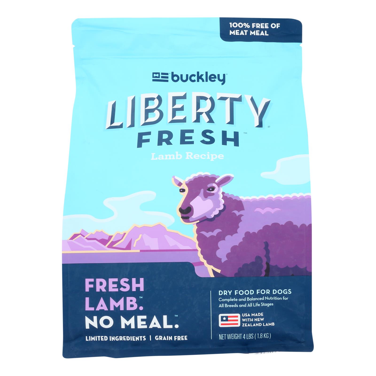 Bixbi - Liberty Fresh Lamb - 6개 묶음상품 - 4 LB