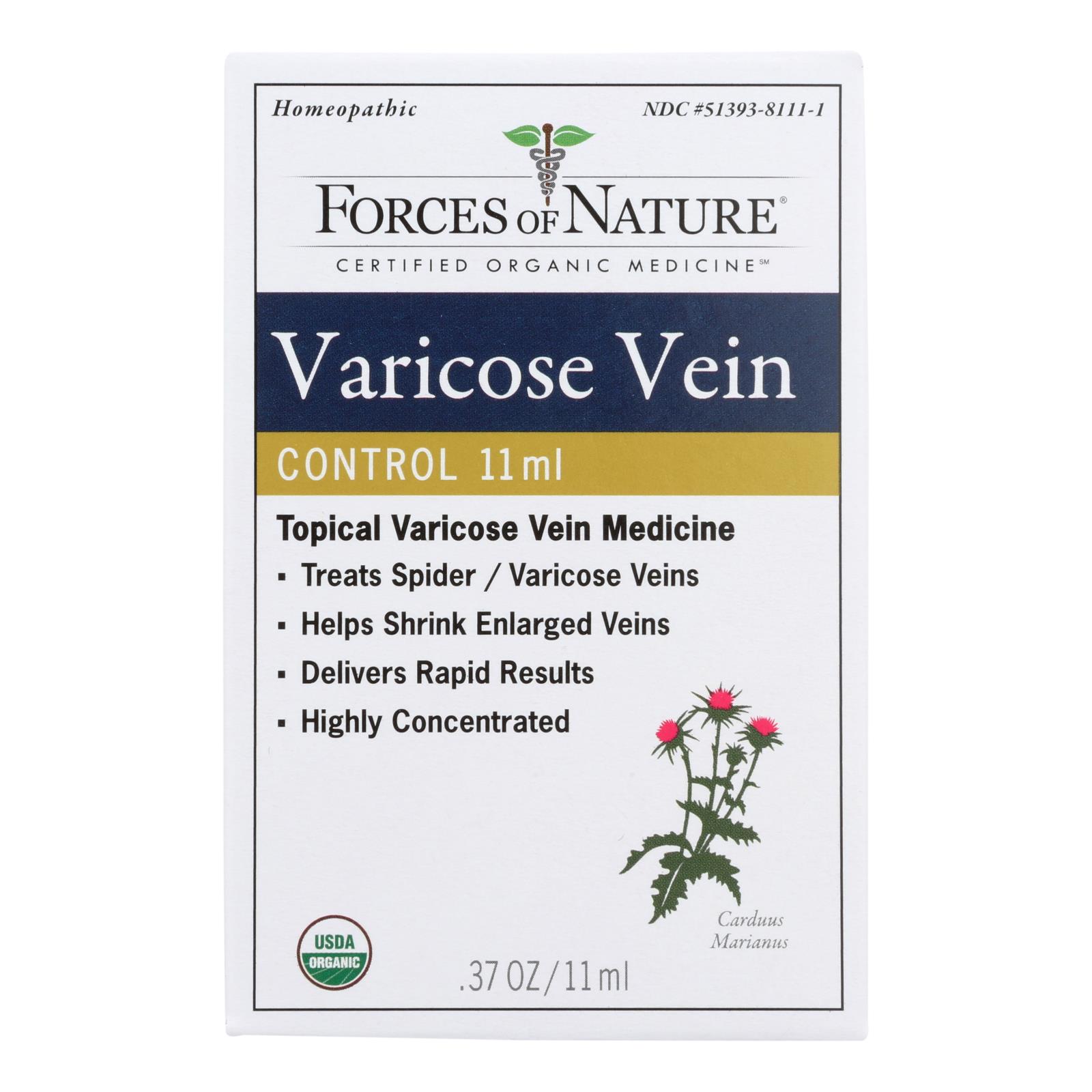 Forces Of Nature - Varicose Vein Control - 1 Each - 11 ML