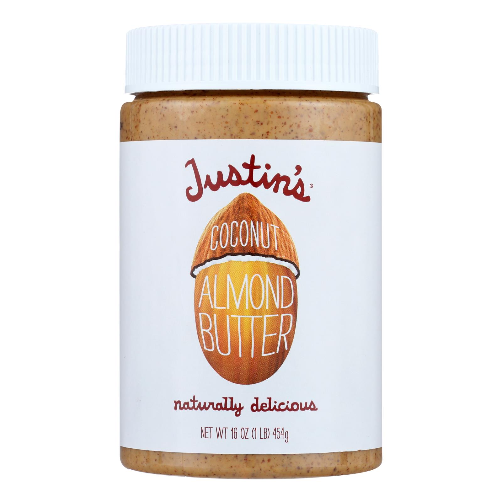 Justin's Nut Butter - Almond Butter Coconut - 6개 묶음상품 - 16 OZ