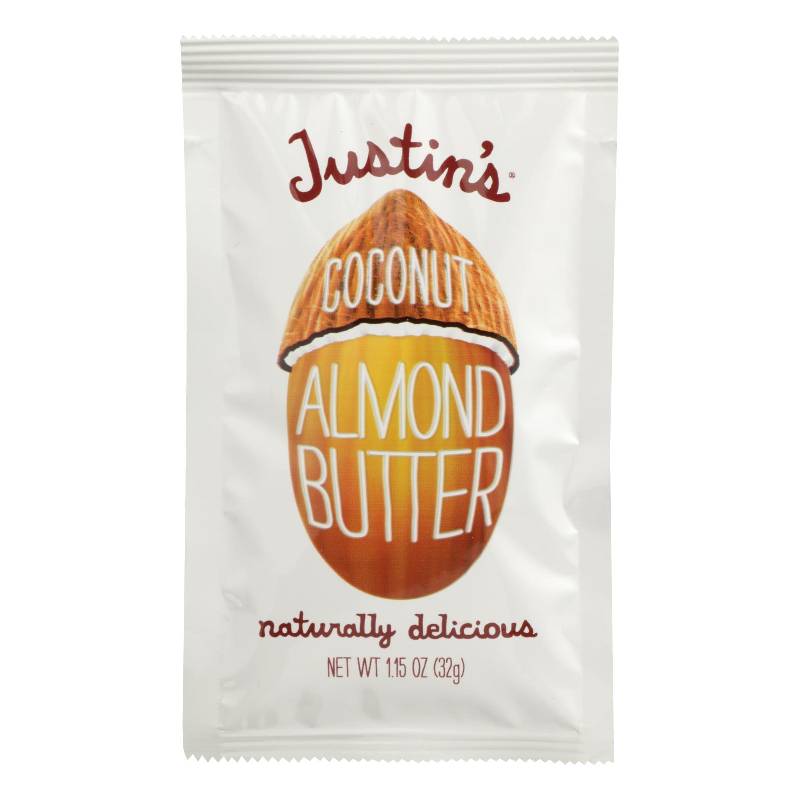 Justin's Nut Butter - Almond Butter Coconut Squeeze - 10개 묶음상품 - 1.15 OZ