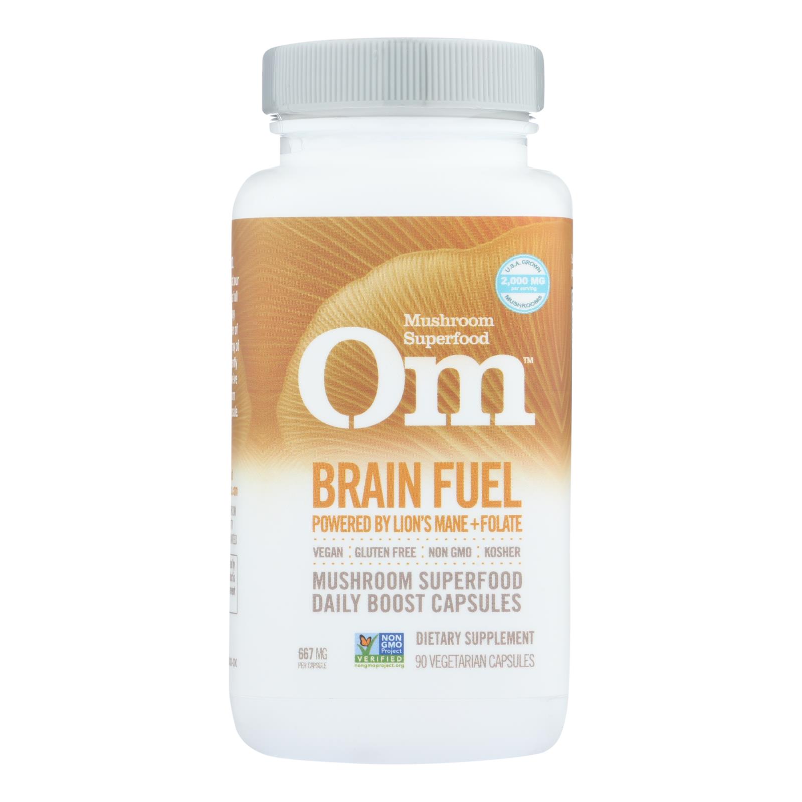 Om - Mush Sprfd Brain Fuel - 1 Each - 90 CT