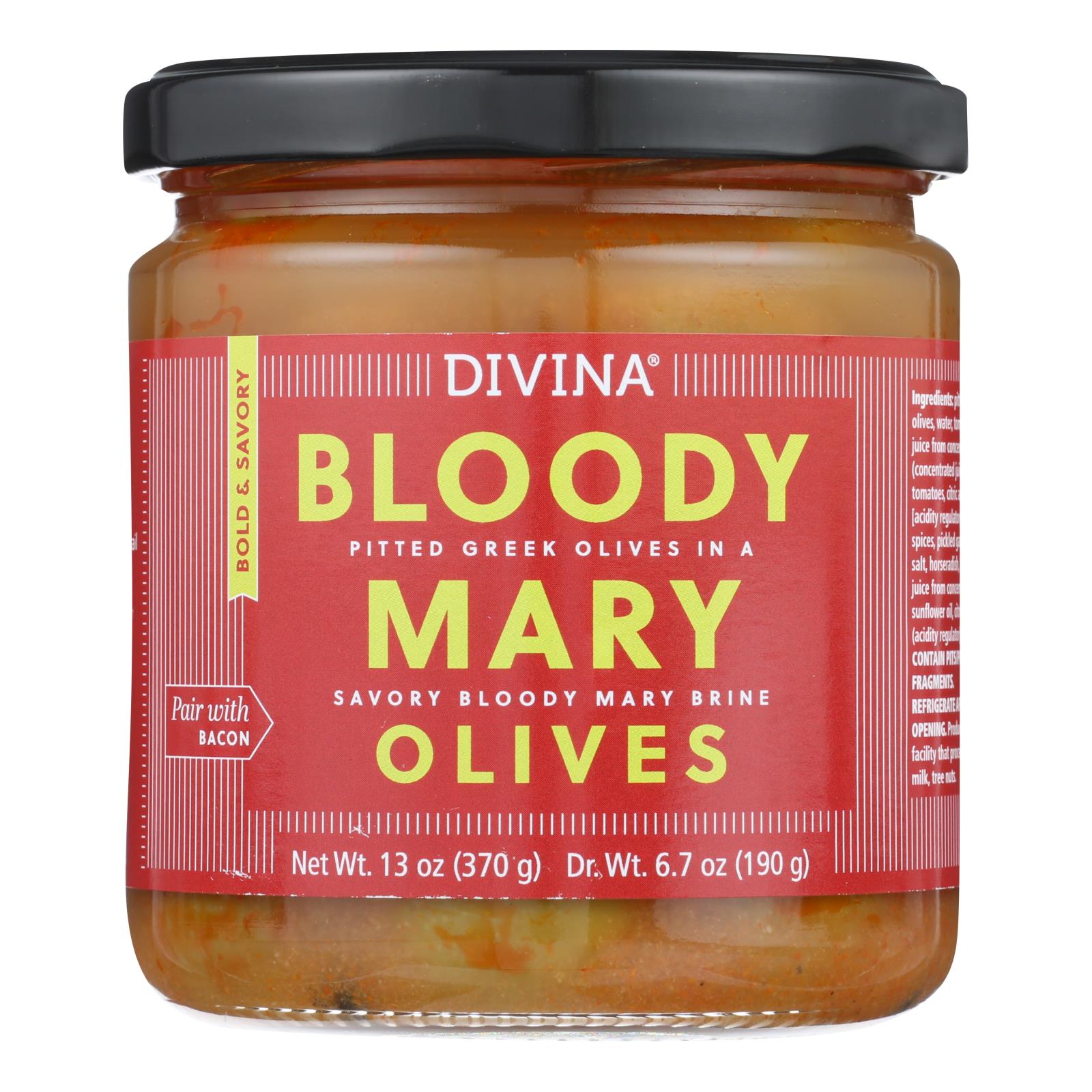 Divina - Olives Bloody Mary - 6개 묶음상품 - 13 OZ