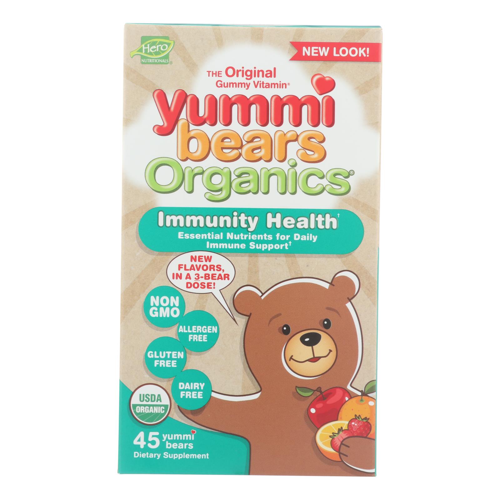 Hero Nutritionals - Yummi Bear Immunity - 1 Each - 45 CT