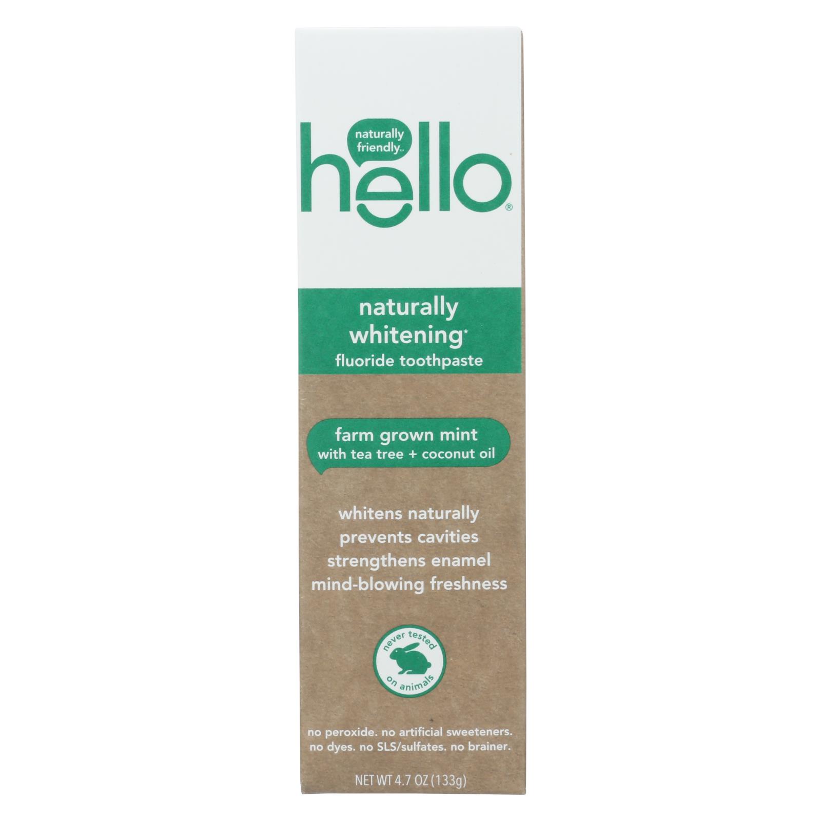 Hello Products Llc - Tp Natural Whitening Flride - Case of 4-4.7 OZ