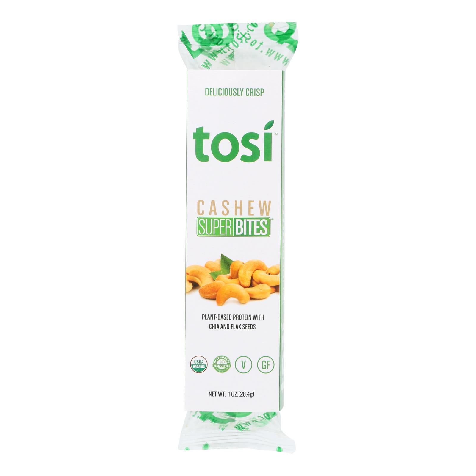Tosi - Super Bites Cashew - 12개 묶음상품 - 1 OZ