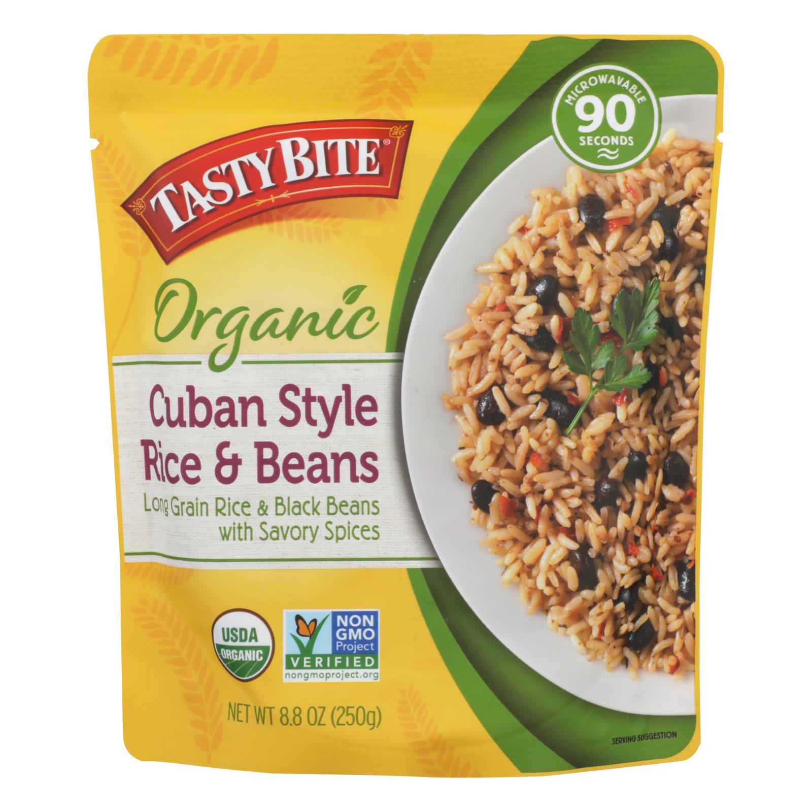 Tasty Bite - Rice Beans Cuban Styl - 6개 묶음상품 - 8.8 OZ