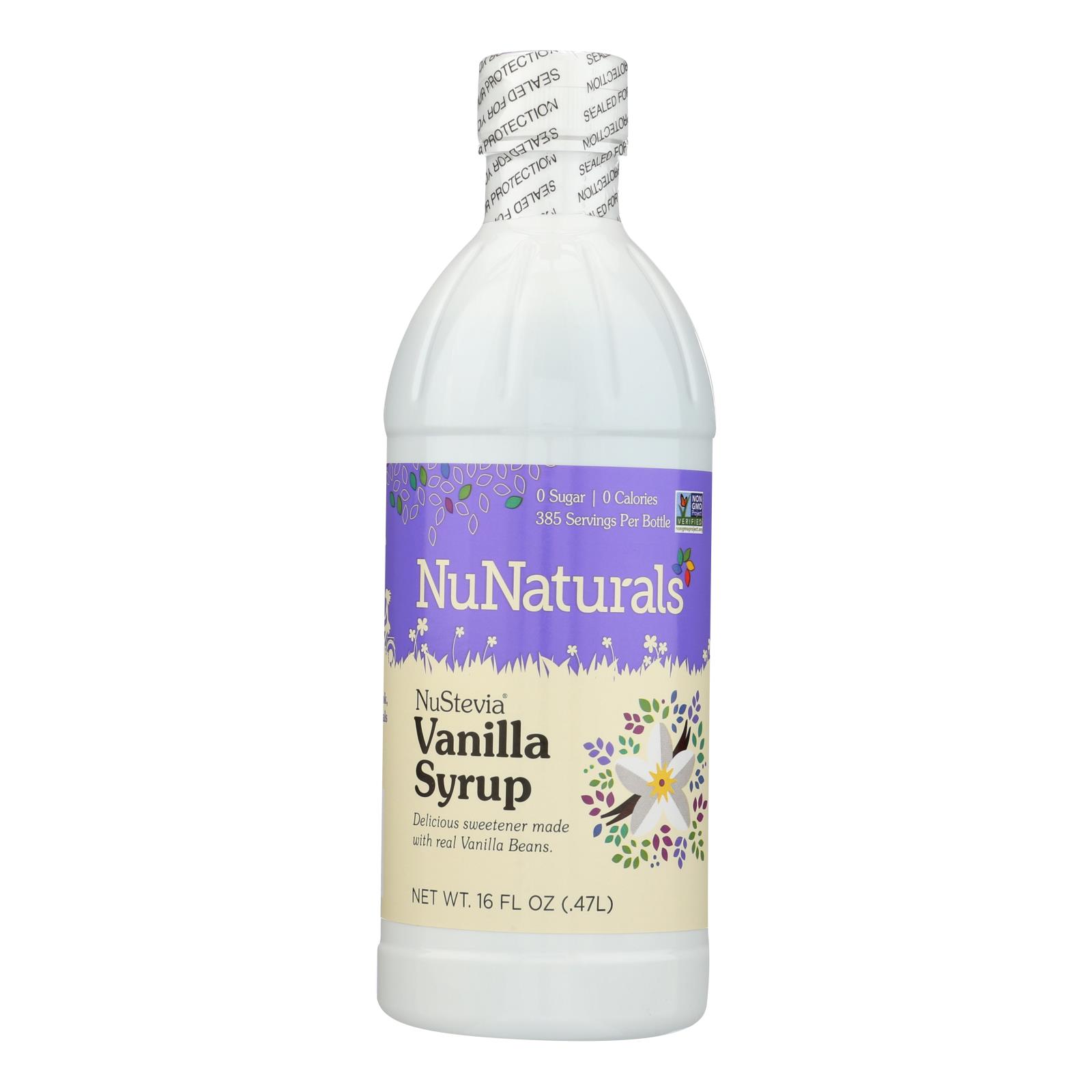Nunaturals - Stevia Vanilla Syrup - 1 Each - 16 OZ
