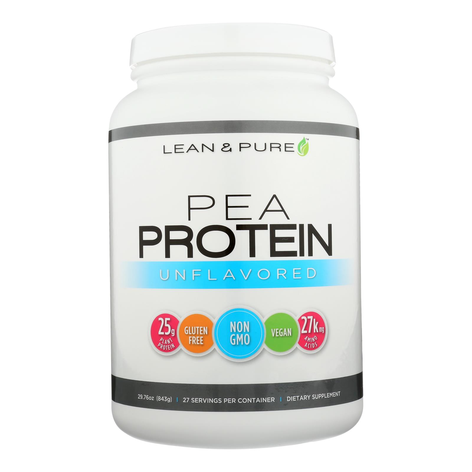 Lean & Pure - Prot Pea Unflavored - 1 Each - 29.76 OZ