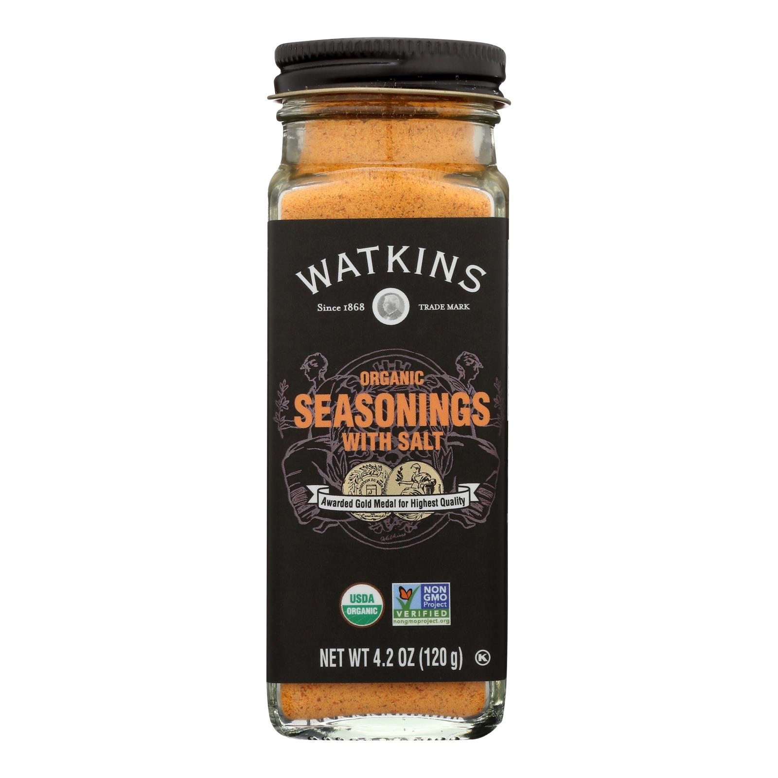Watkins - Seasonings Salt - Case of 3 - 4.2 OZ