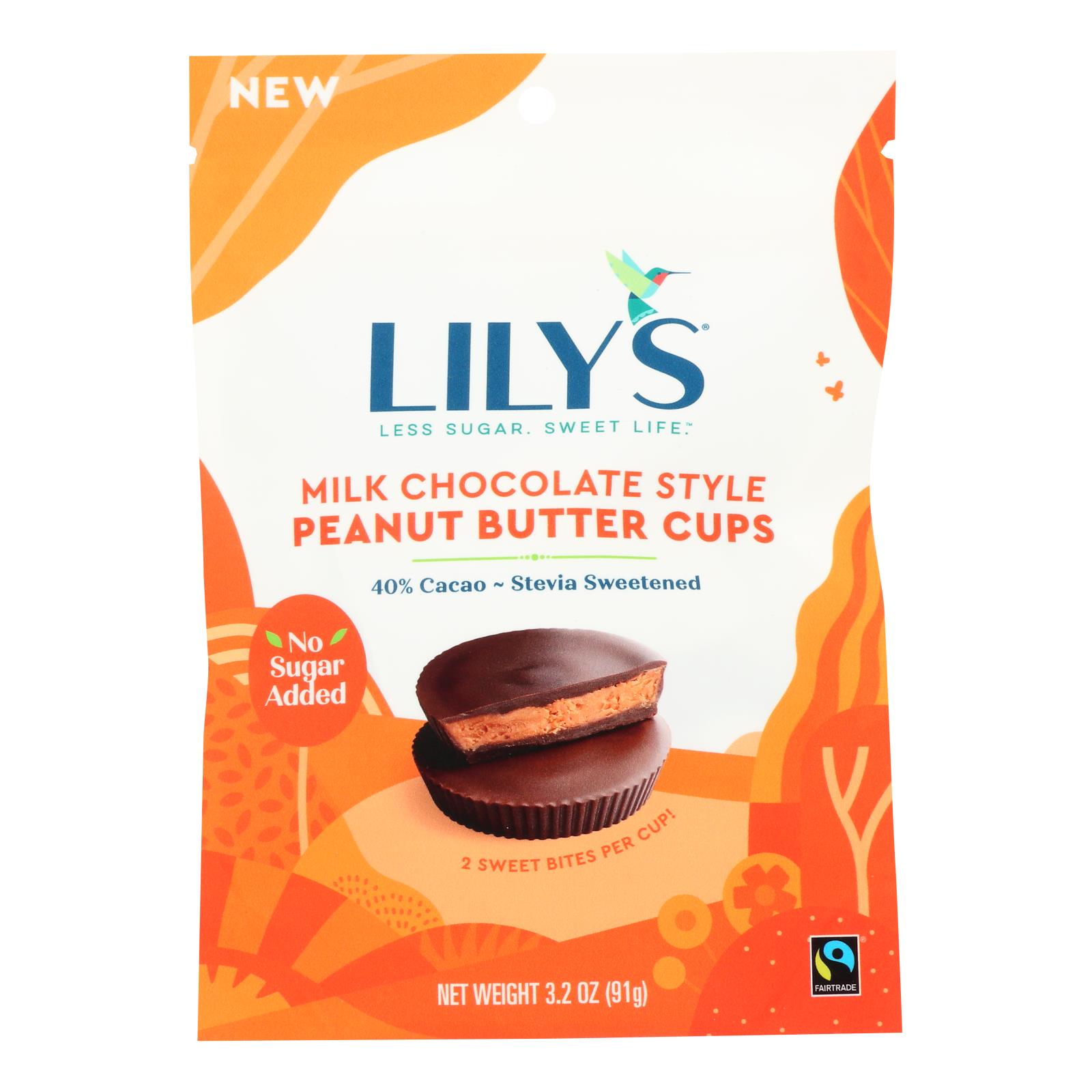Lily's Sweets - Peanut Butter Cup Milk Chocolate - 12개 묶음상품 - 3.2 OZ