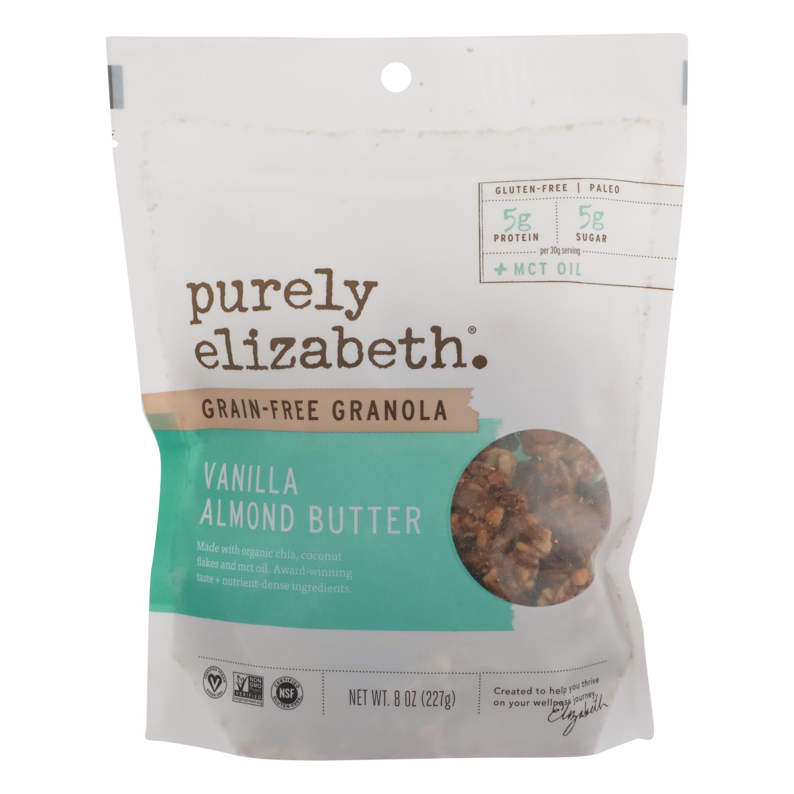 Purely Elizabeth - Gran Gluten Free Vanilla Almnd Butter - 6개 묶음상품 - 8 OZ