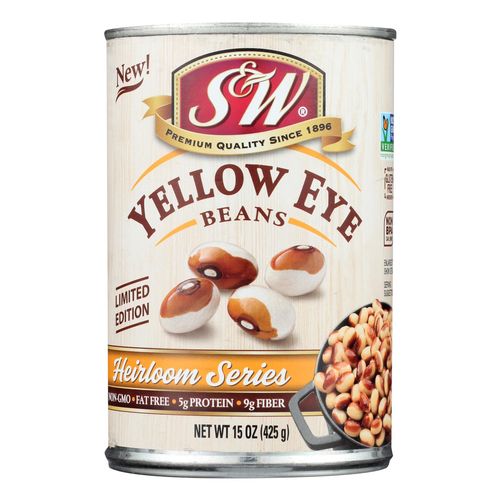 S&w - Beans Yellow Eye Hrlm - 12개 묶음상품 - 15 OZ