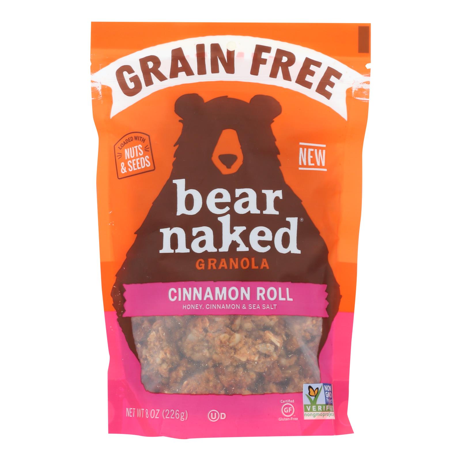 Bear Naked - Granola Green Fr Cinnamon Roll - Case of 6 - 8 OZ