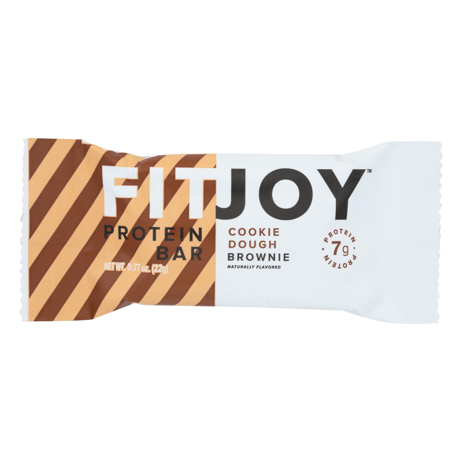 Fitjoy - Bar Mini Cky Dgh Brownie - Case of 16 - 0.77 OZ