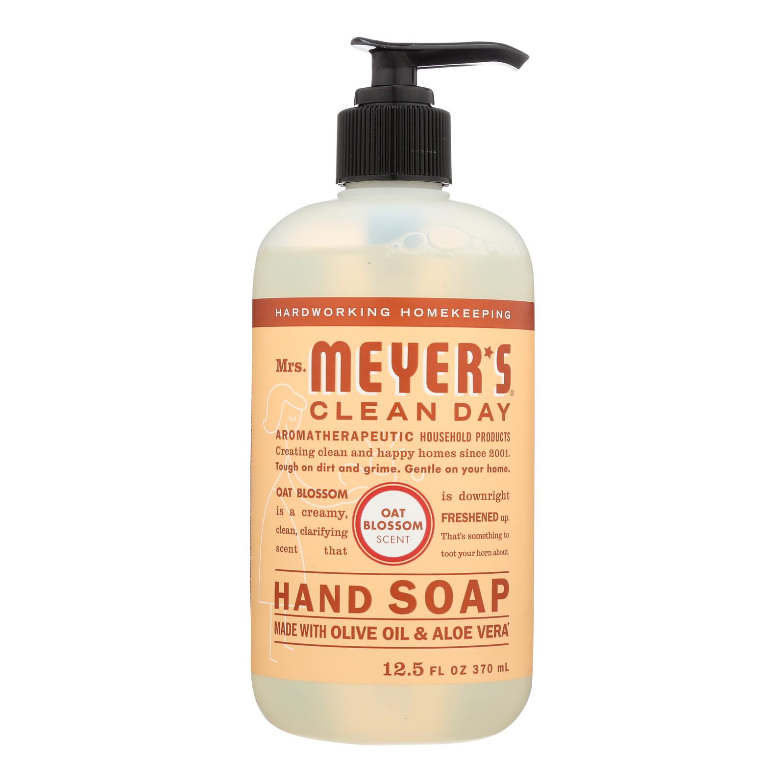 Mrs.meyers Clean Day - Hand Soap Liquid Oat Blossom - Case of 6 - 12.5 FZ