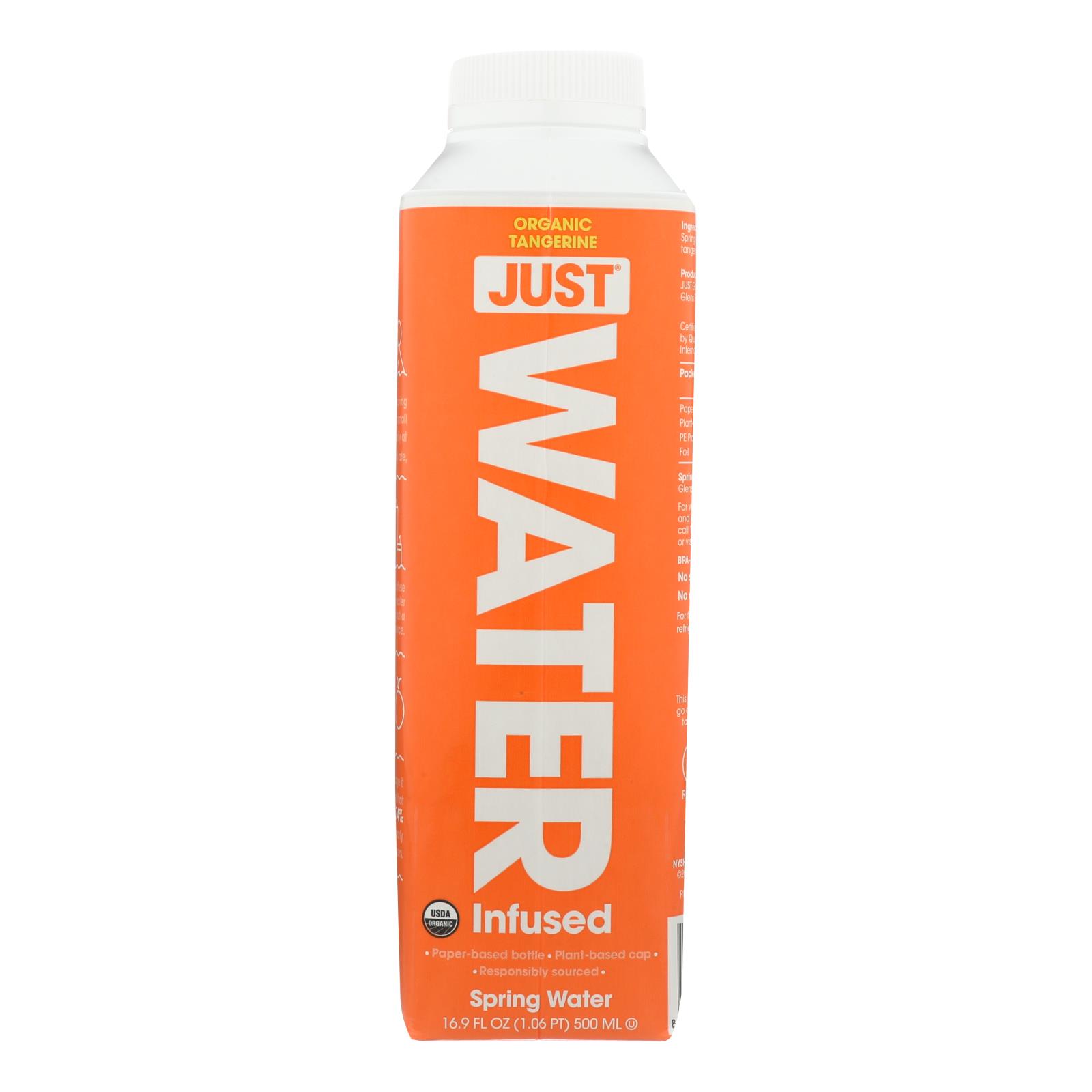 Just Water - Water Tangerine - Case of 12 - 16.9 FZ