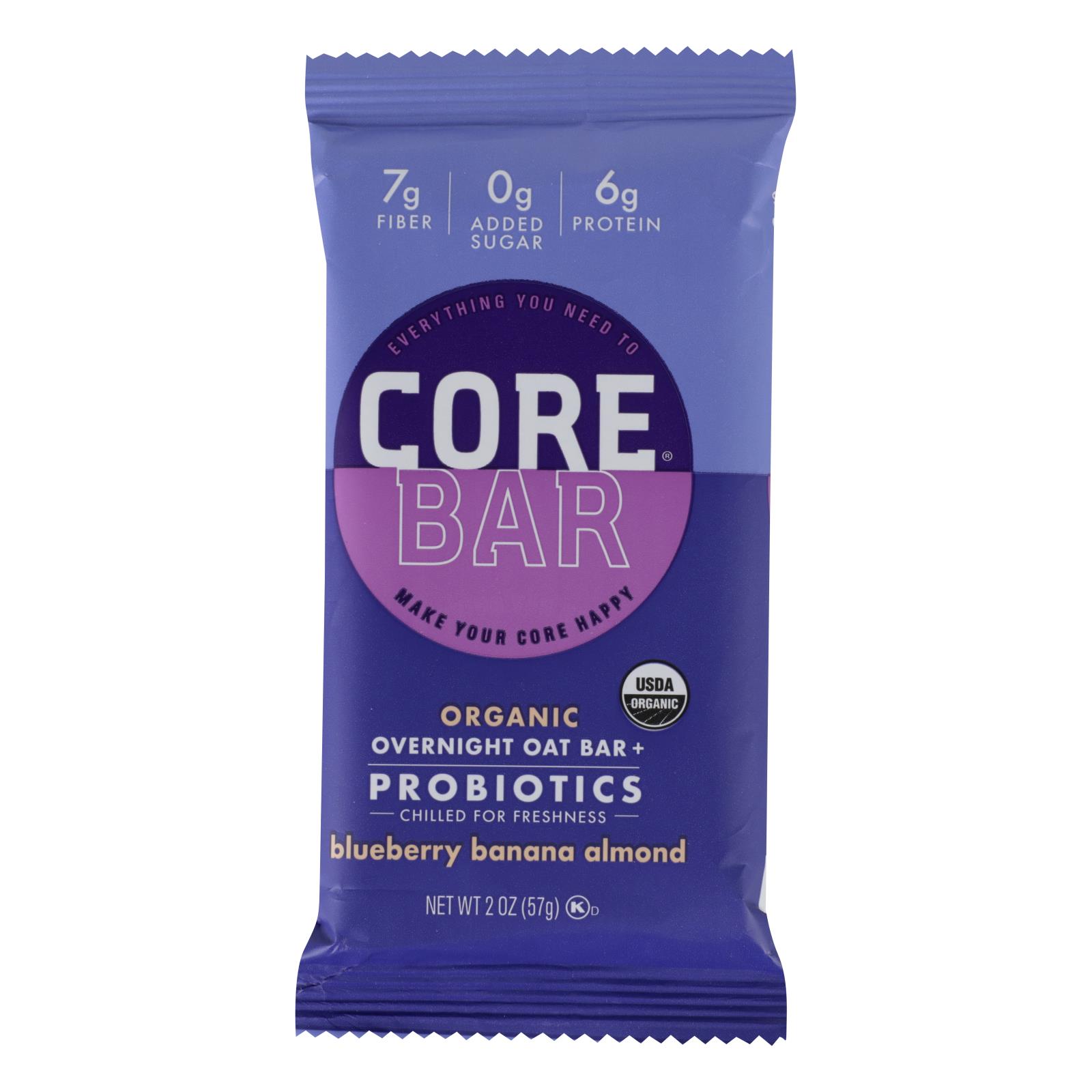 Core Foods - Bar Probiotic Blubry - 8개 묶음상품 - 2 OZ
