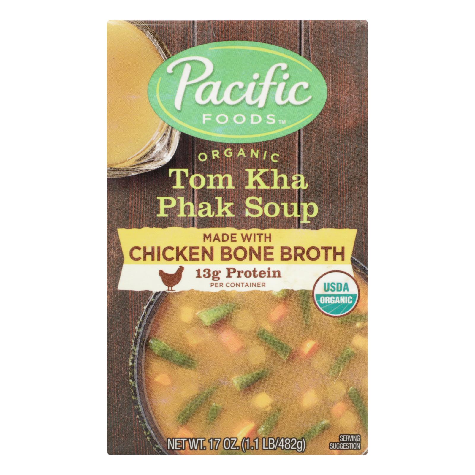 Pacific Natural Foods - Soup Tom Kha Phak - 12개 묶음상품 - 17 OZ