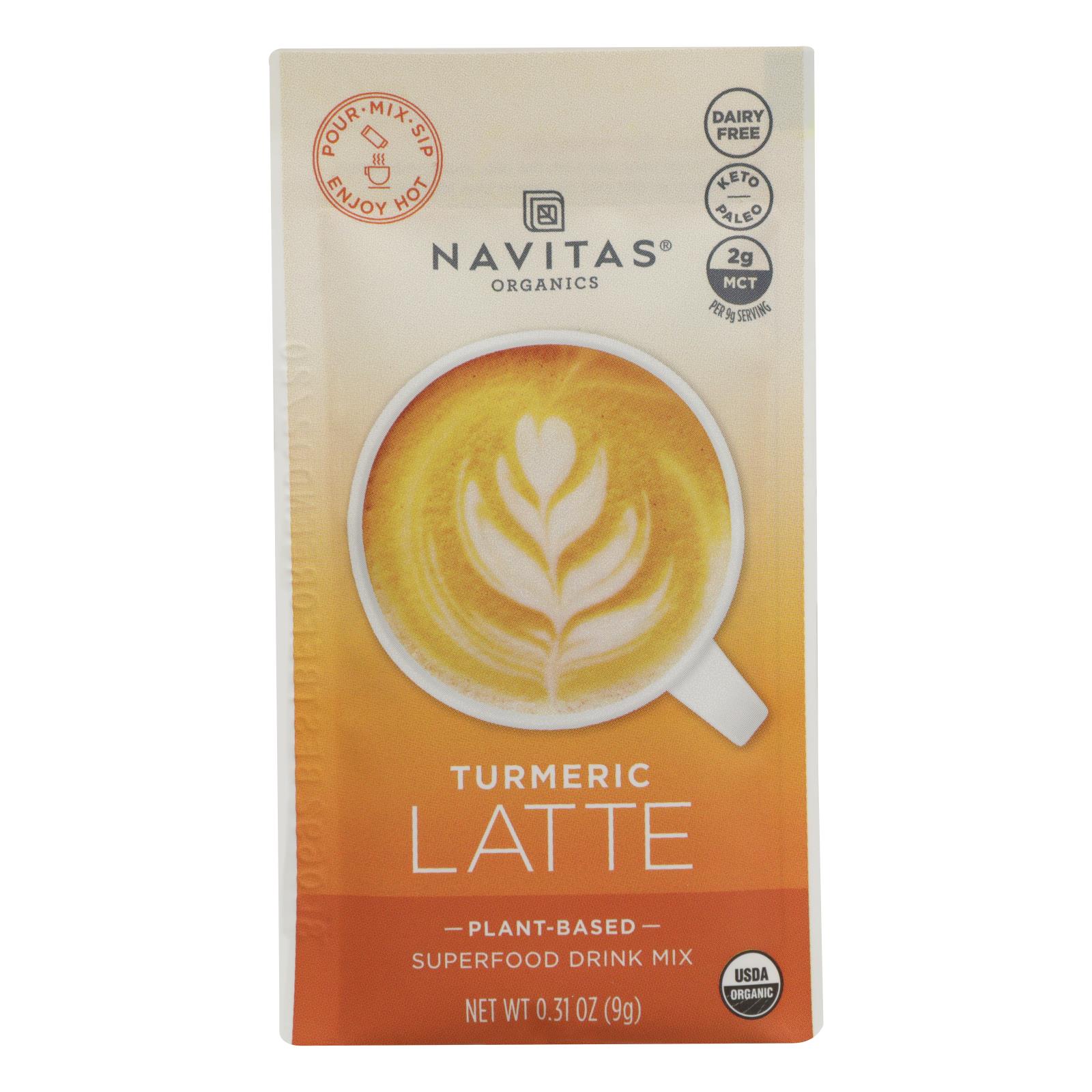 Navitas Organics - Latte Turmeric - 10개 묶음상품 - 0.31 OZ
