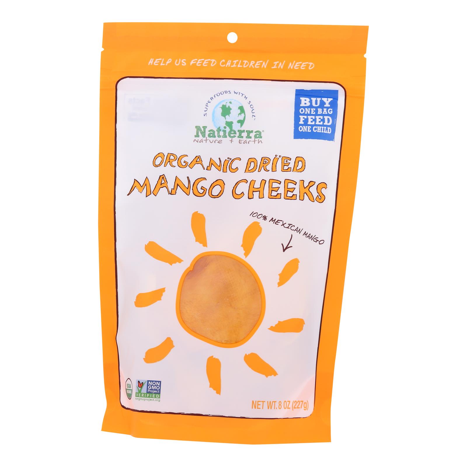 Natierra - Dried Mango Organic Cheeks - 6개 묶음상품 - 8 OZ