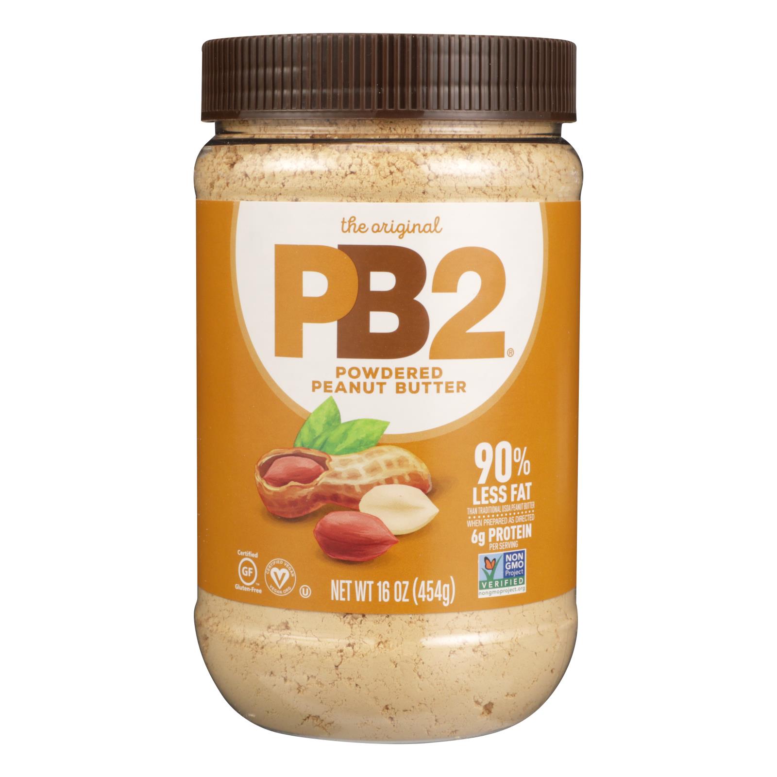 Pb2 Powdered Peanut Butter - 6개 묶음상품 - 16 OZ
