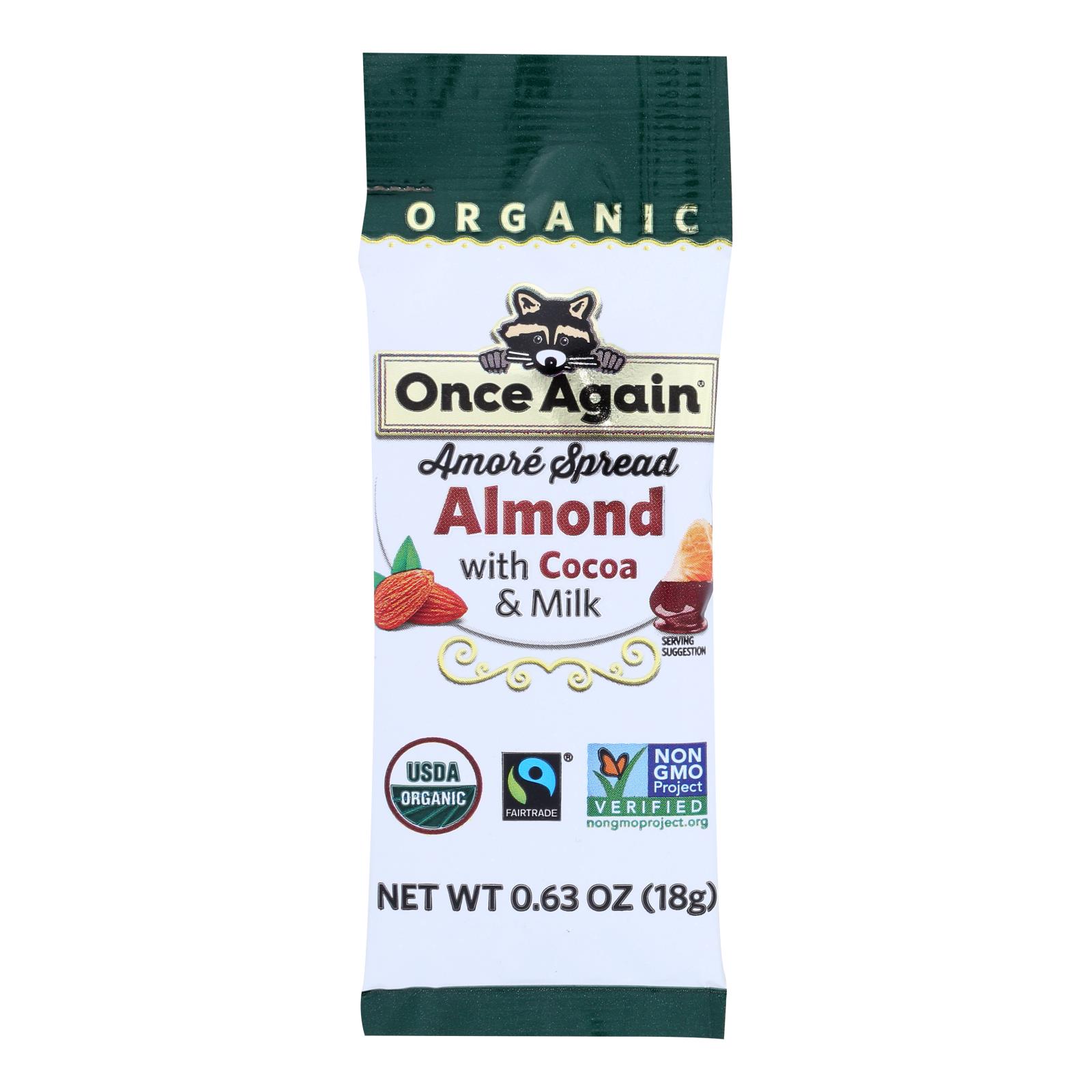 Once Again - Almond Sprd Amore Squeeze - Case of 10 - 0.63 OZ