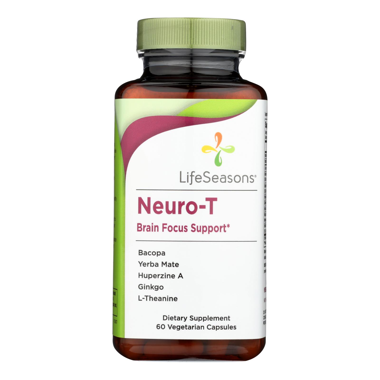 Lifeseasons Neuro-T Brain Focus Support - 1 Each - 60 CT