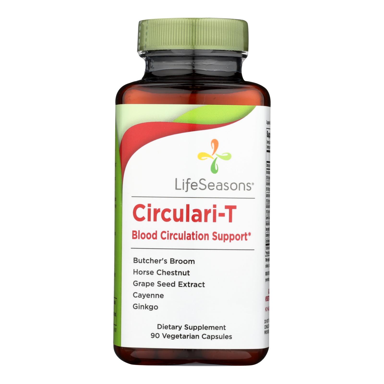 Life Seasons Circulari-T Blood Circulation Support Dietary Supplement - 1 Each - 90 CT