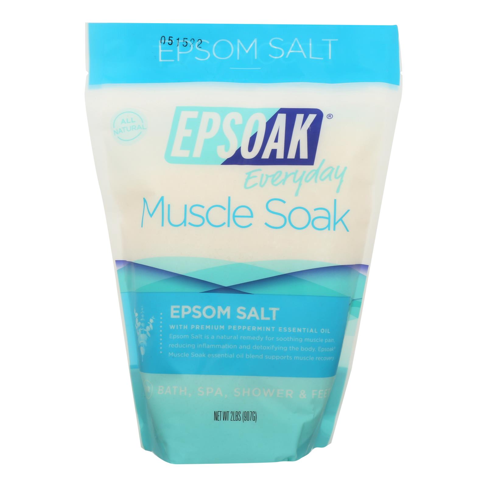 Epsoak - Epsm Salt Peo Muscle Soak - 6개 묶음상품 - 2 LB