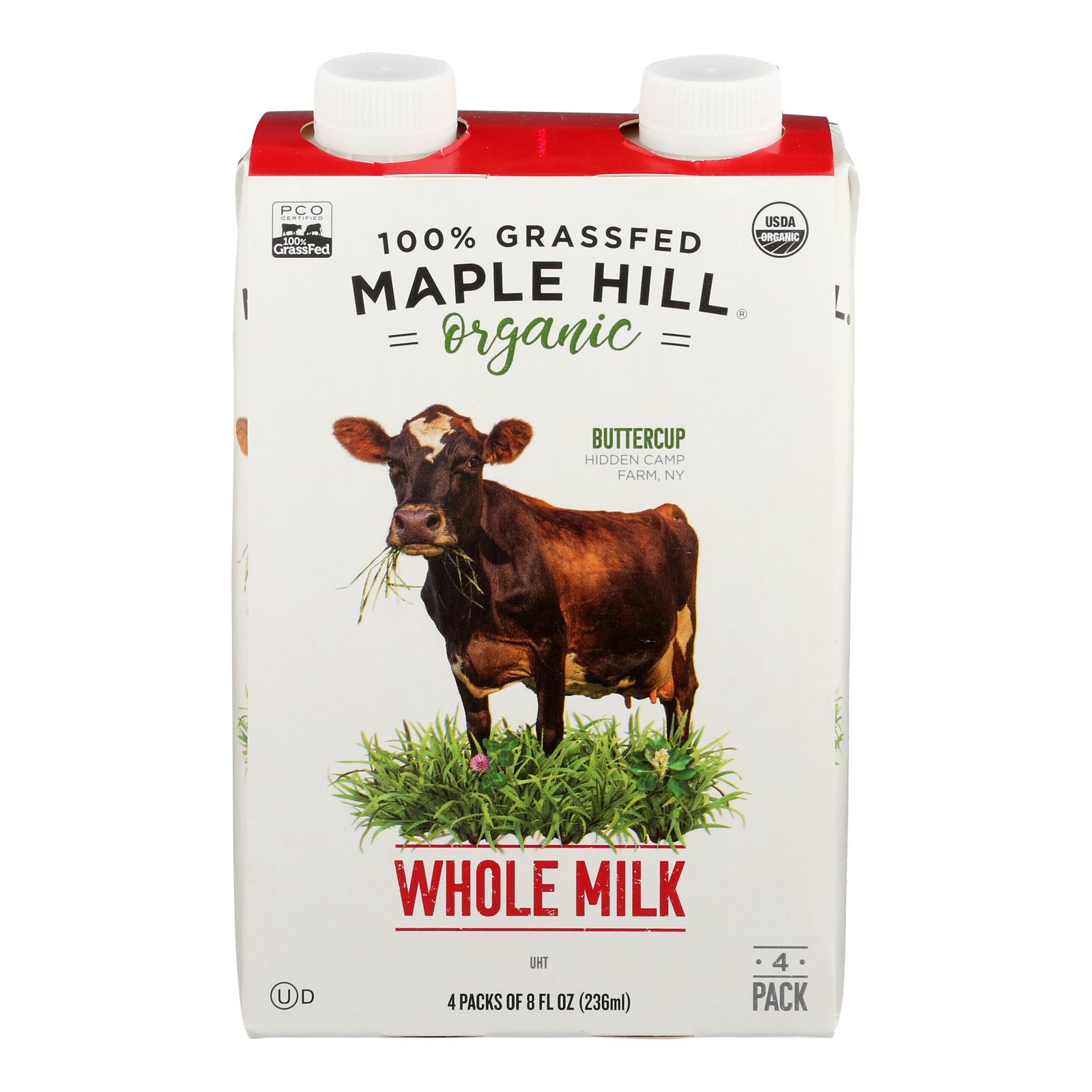 Maple Hill Creamery - Milk Shlf Stbl Whole - Case of 3 - 4/8 FZ