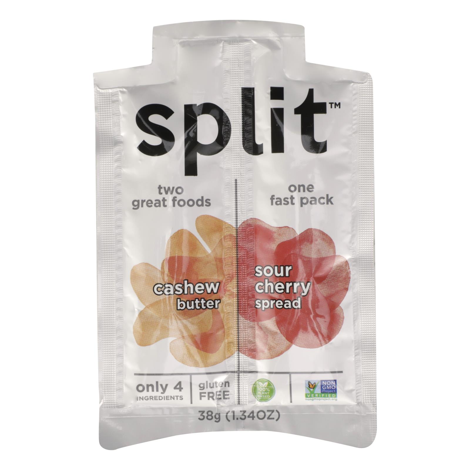 Split Nutrition - Cashew Butter & Sr Cherry - 10개 묶음상품 - 1.34 OZ