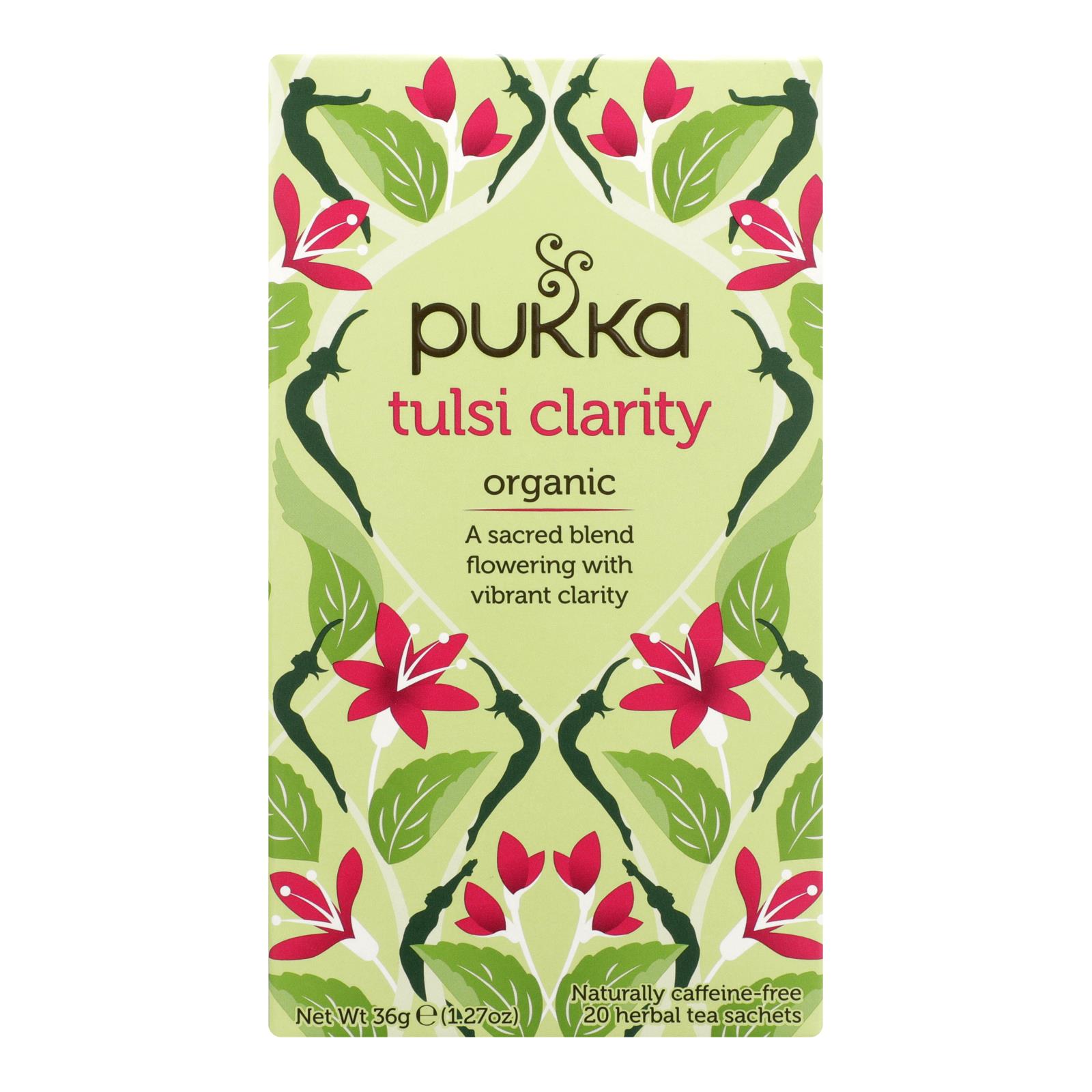 Pukka Herbal Teas - Tea Tulsi Clarity - 6개 묶음상품 - 20 CT