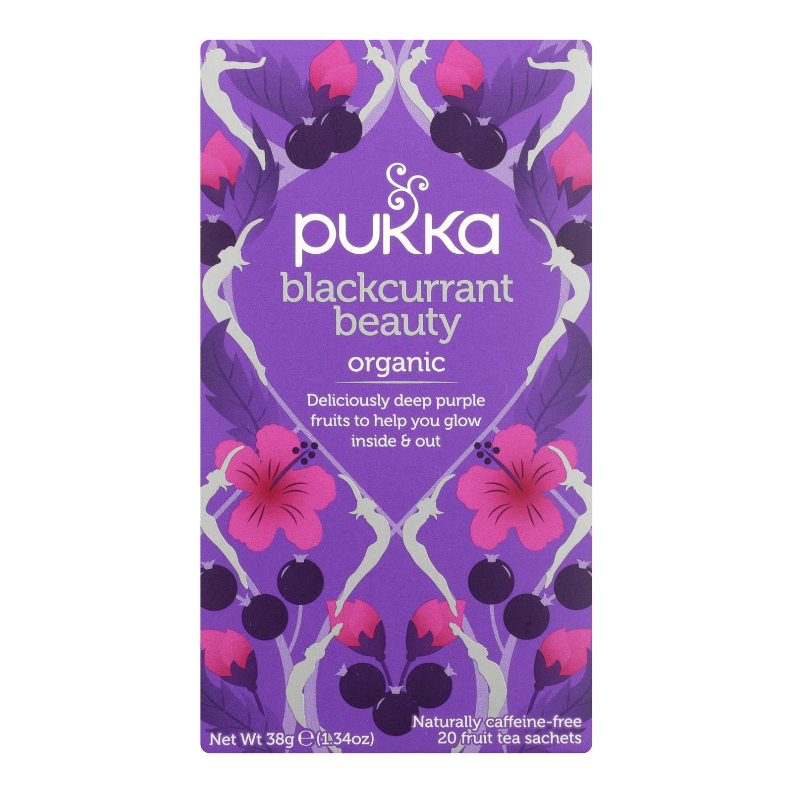 Pukka Herbal Teas - Tea Blkcrnt Beauty - 6개 묶음상품 - 20 CT