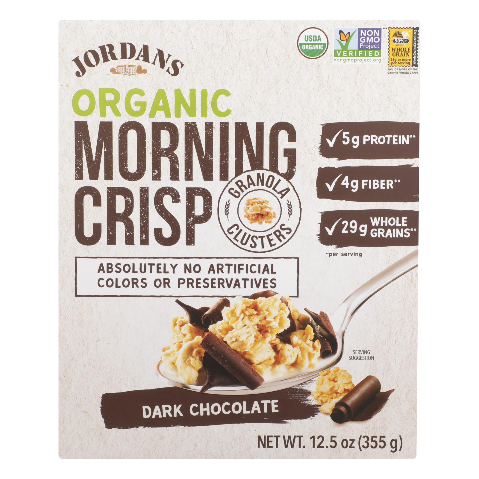 Jordans - Grnla Clstrs Dark Chocolate - 6개 묶음상품 - 12.5 OZ