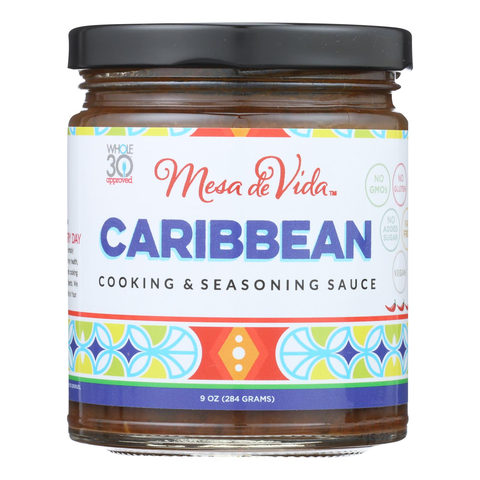 Mesa De Vida - Cookng Sauce Caribbean - 6개 묶음상품-9 OZ