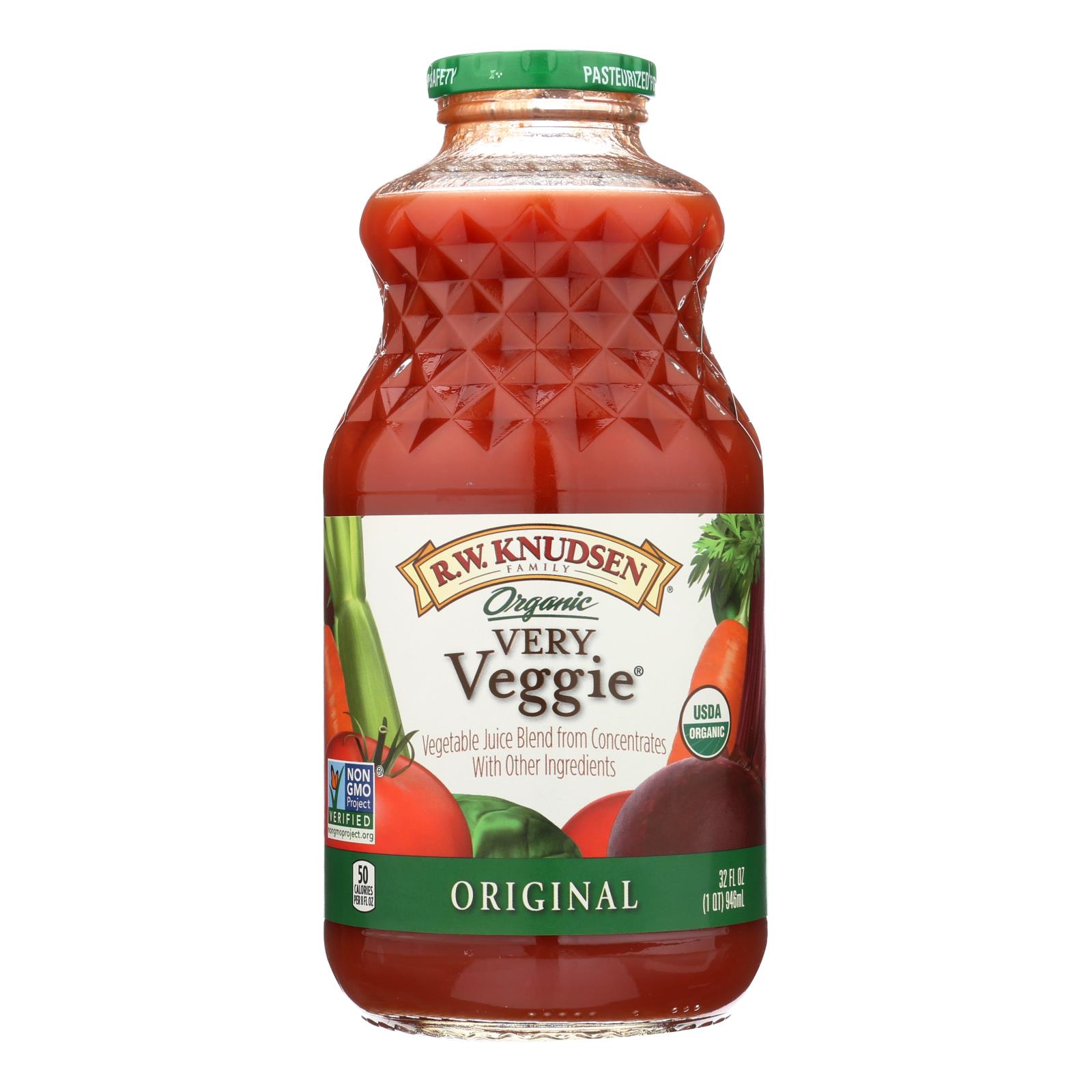 Rw Knudsen Organic Veggie Juice Blend - Case of 6 - 32 FZ