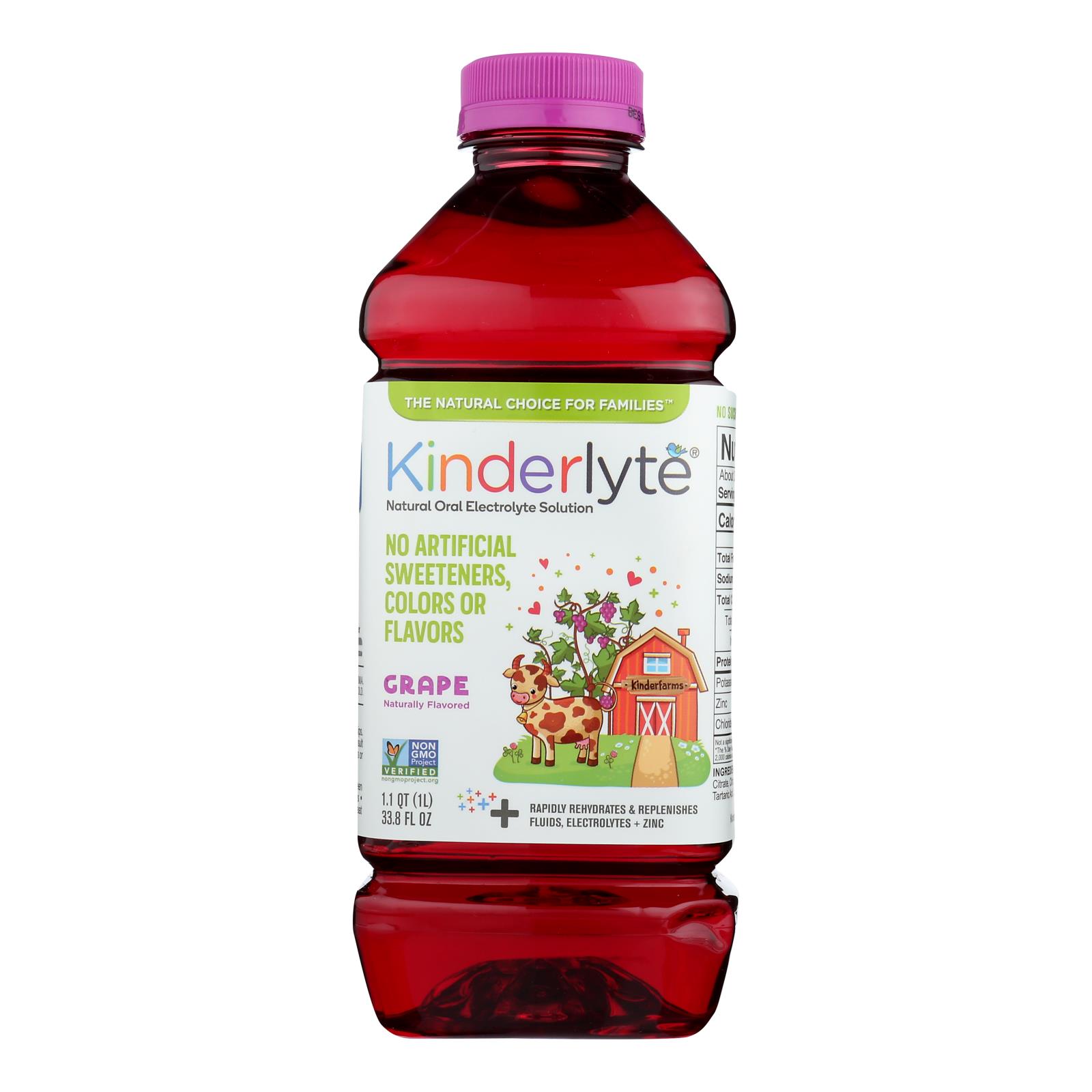 Kinderlyte - Kinderlyte Grape - Case of 6 - 33.8 FZ