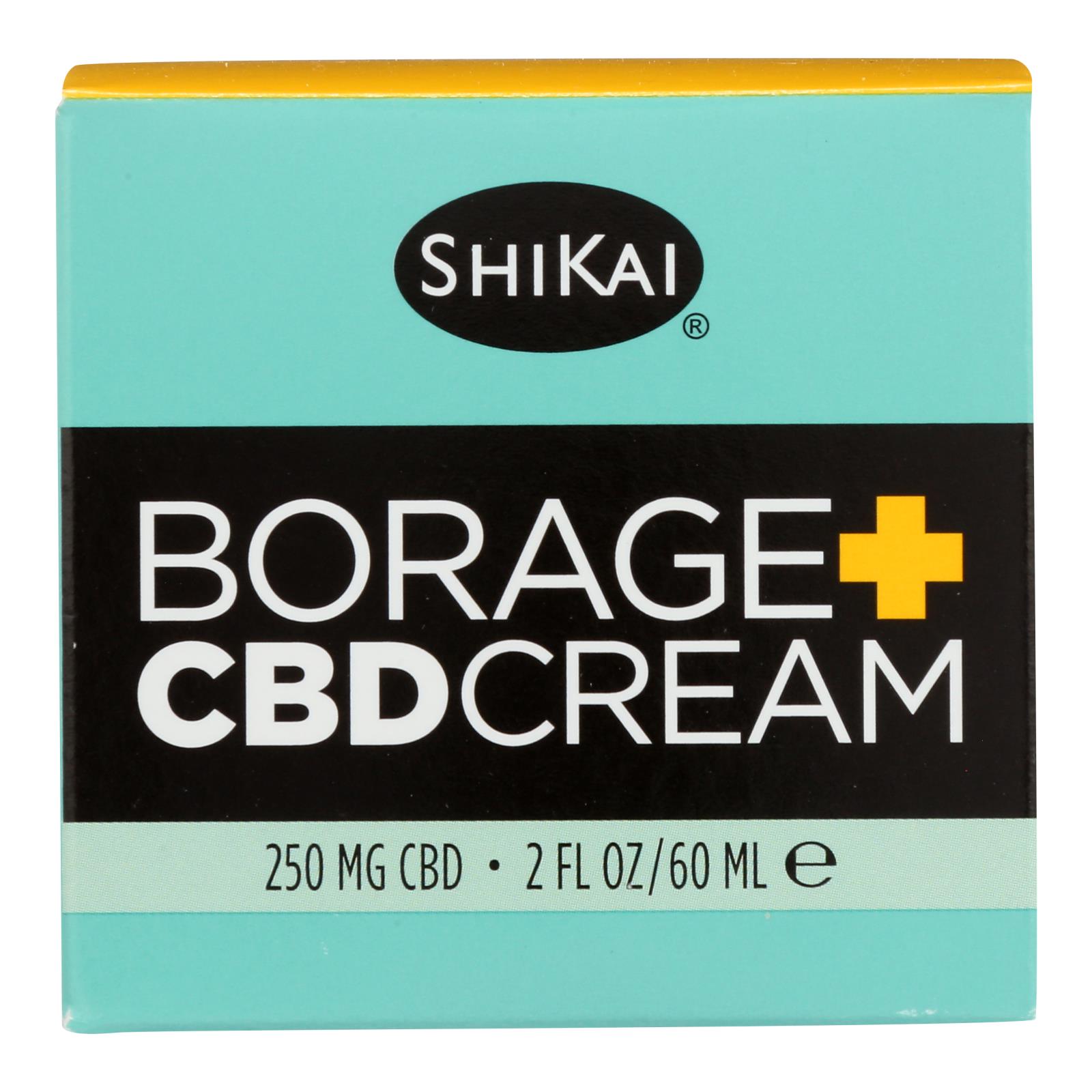 Shikai Products - Cream Borage Cbd - 1 Each - 2 FZ