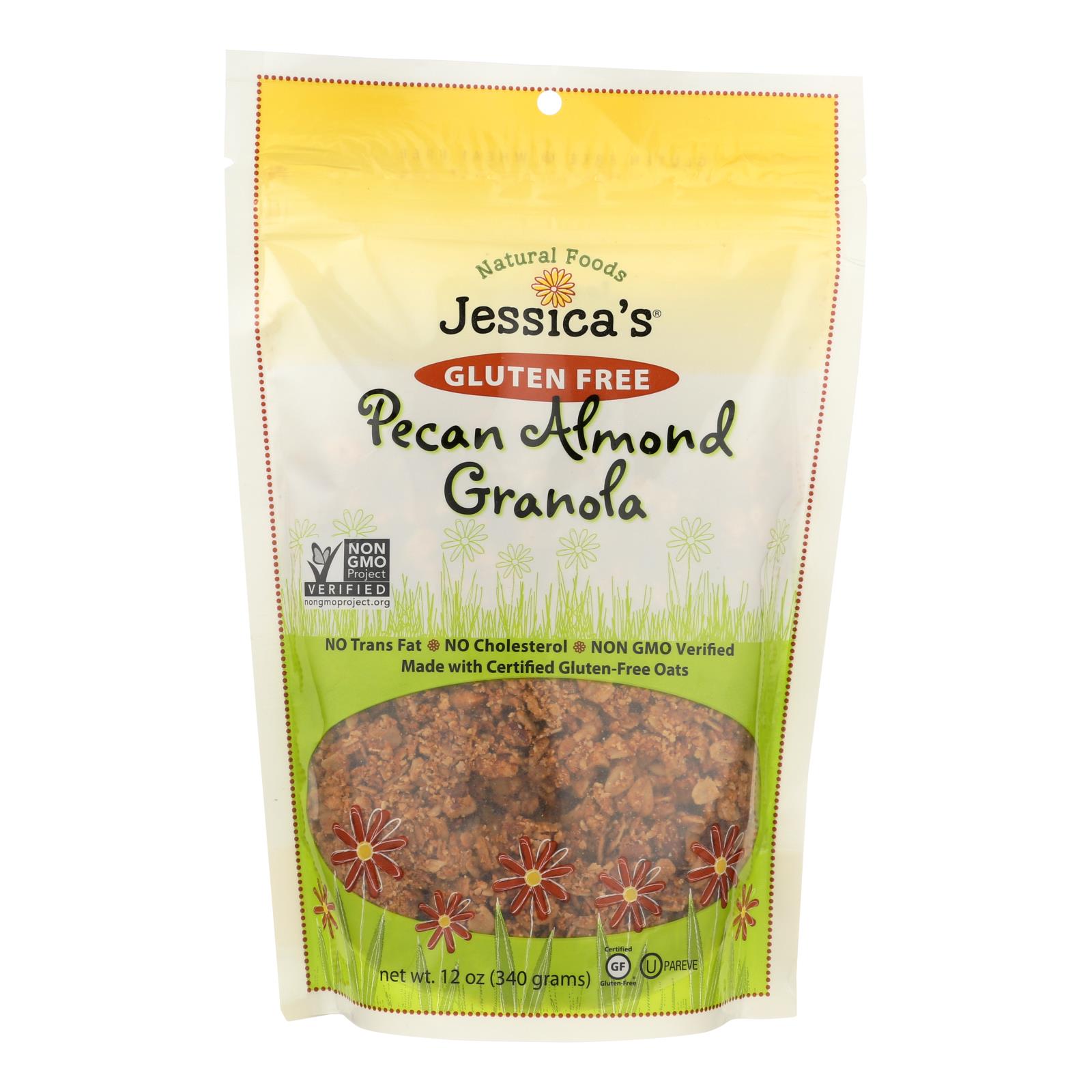 Jessica's Natural Foods Gluten Free Pecan Almond Granola - 12개 묶음상품 - 11 OZ