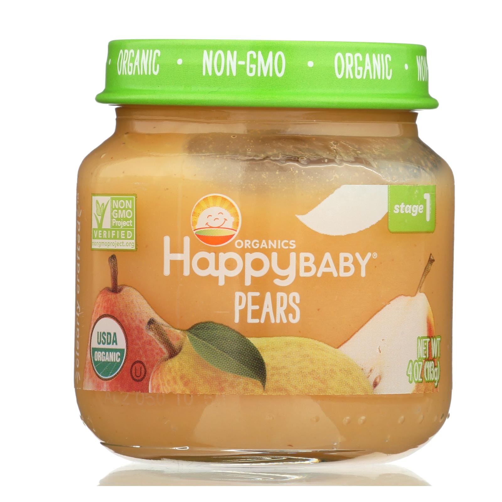 Happy Baby - Cc Pears Stg1 - 6개 묶음상품 - 4 OZ